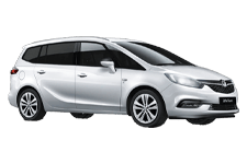 Car Hire Abingdon - Vauxhall Zafira 5 + 2 - Minibus hire Abingdon